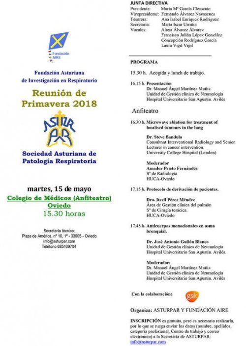 Programa Reunión Primavera 2018